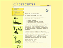 Tablet Screenshot of gepcenter.hu